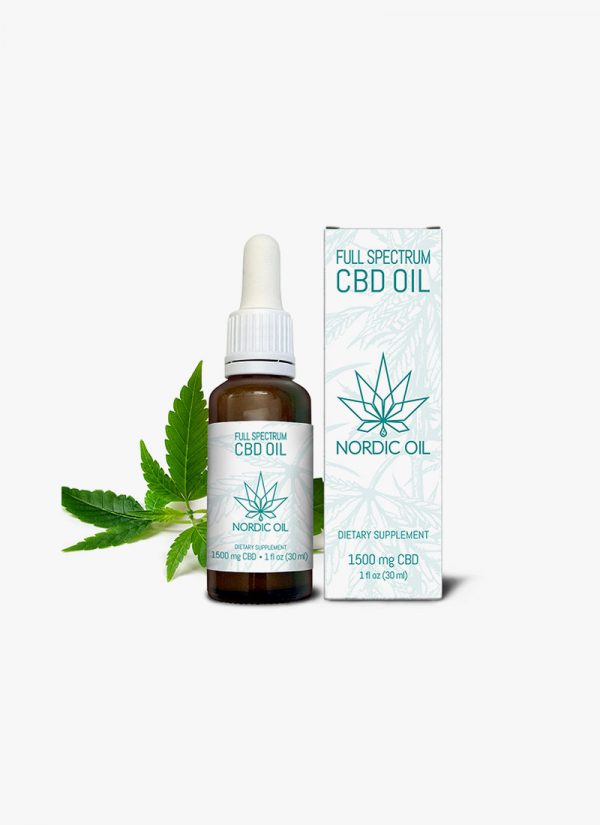 Nordic Oil Full Spectrum CBD Oil 1500mg