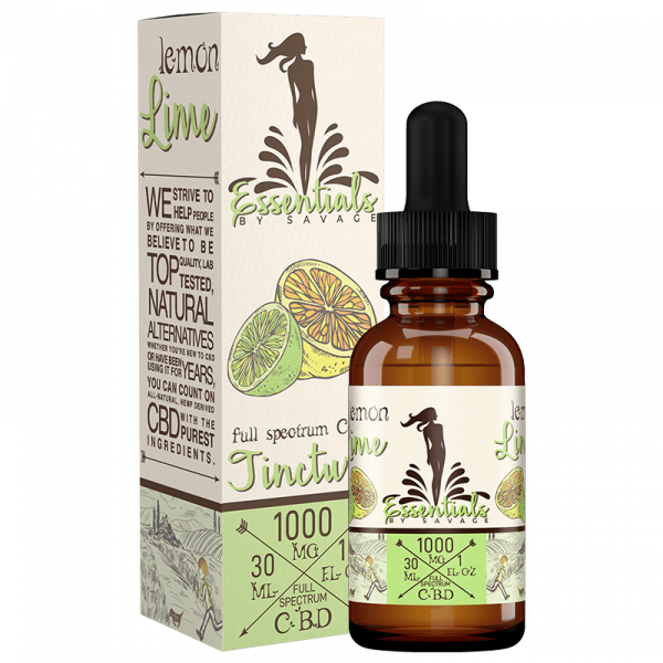 Savage CBD Lemon Lime Full Spectrum CBD Tincture