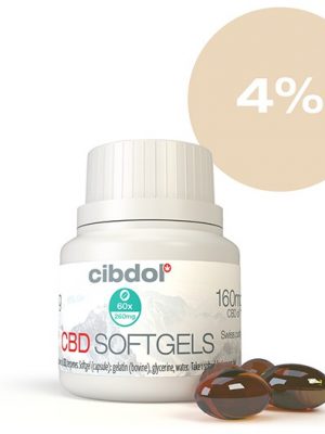 Cibdol CBD Softgel Capsules 4%